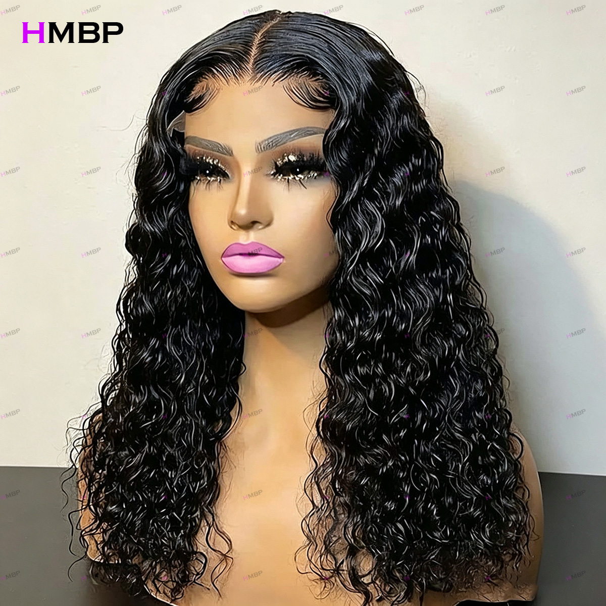 Hd Lace Frontal Wig Human Hair Pre Plucked - # شعر مستعار مموج على شكل