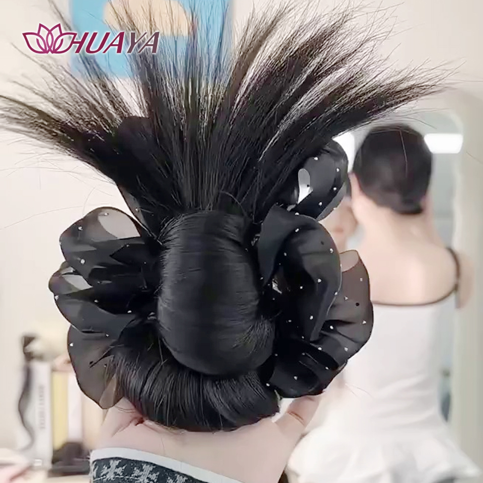 الاصطناعية مخلب كليب ذيل حصان  - مراجعة Claw Clip Messy Bun Hair Piece وسعره
