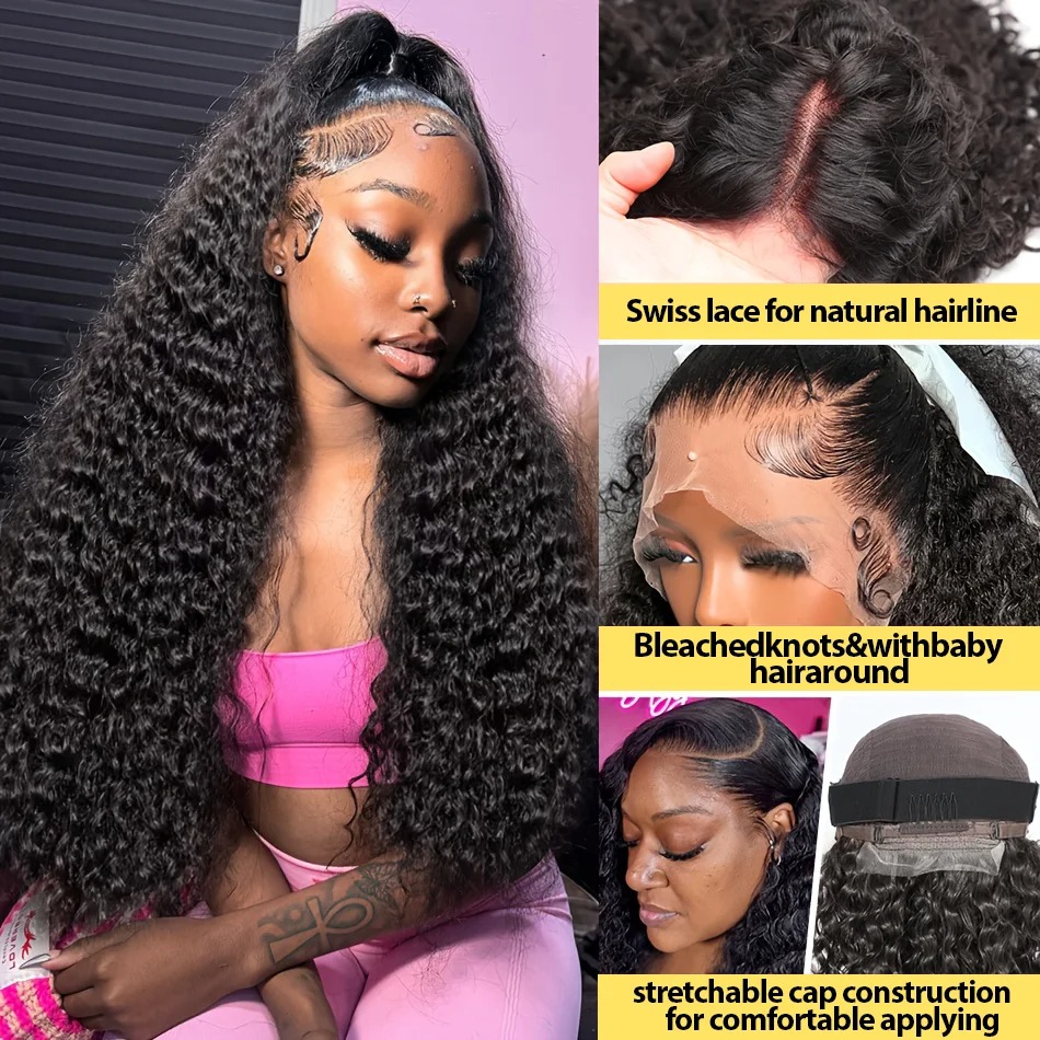 باروكة شعر طبيعي هندي مموج بطو - مراجعة Hd Lace Frontal Wig Human Hair Pre Plucked وسعره