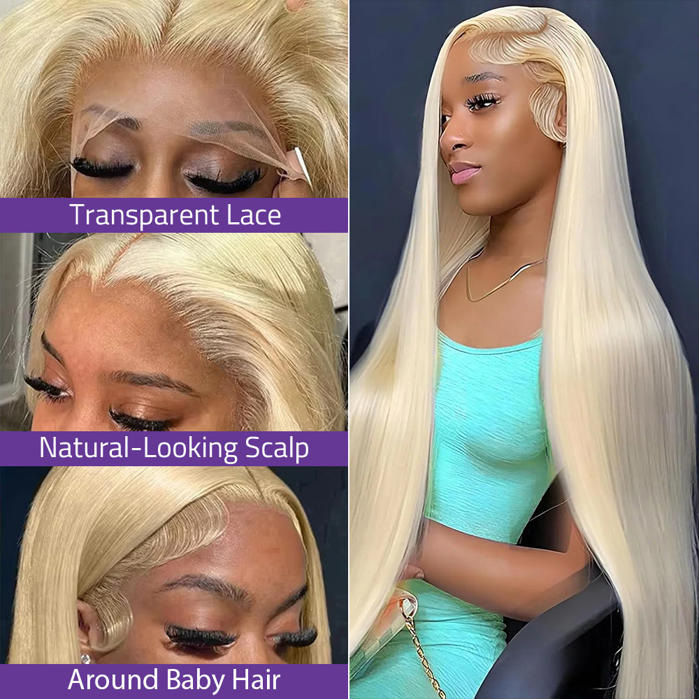 باروكة شعر بشري برازيلي أشقر 6 - مراجعة Hd Lace Frontal Wig Human Hair Pre Plucked وسعره
