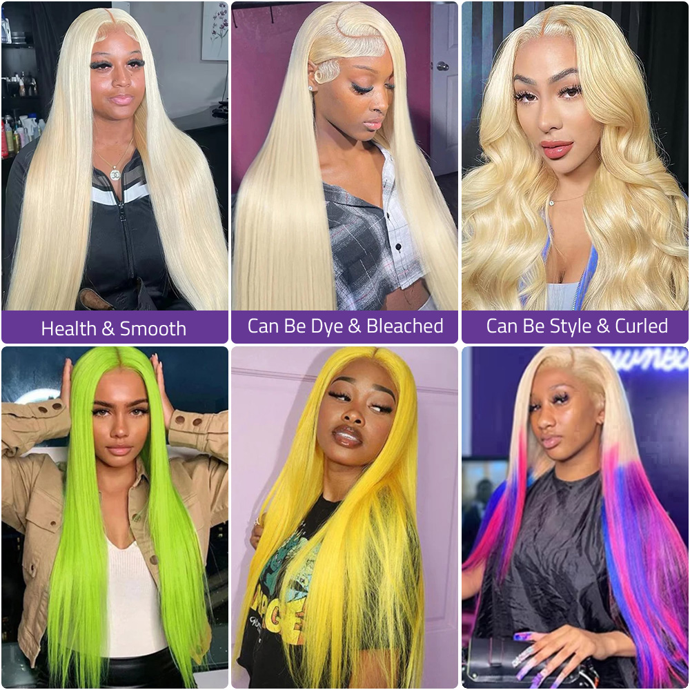 باروكة شعر بشري برازيلي أشقر 6 - مراجعة Hd Lace Frontal Wig Human Hair Pre Plucked وسعره