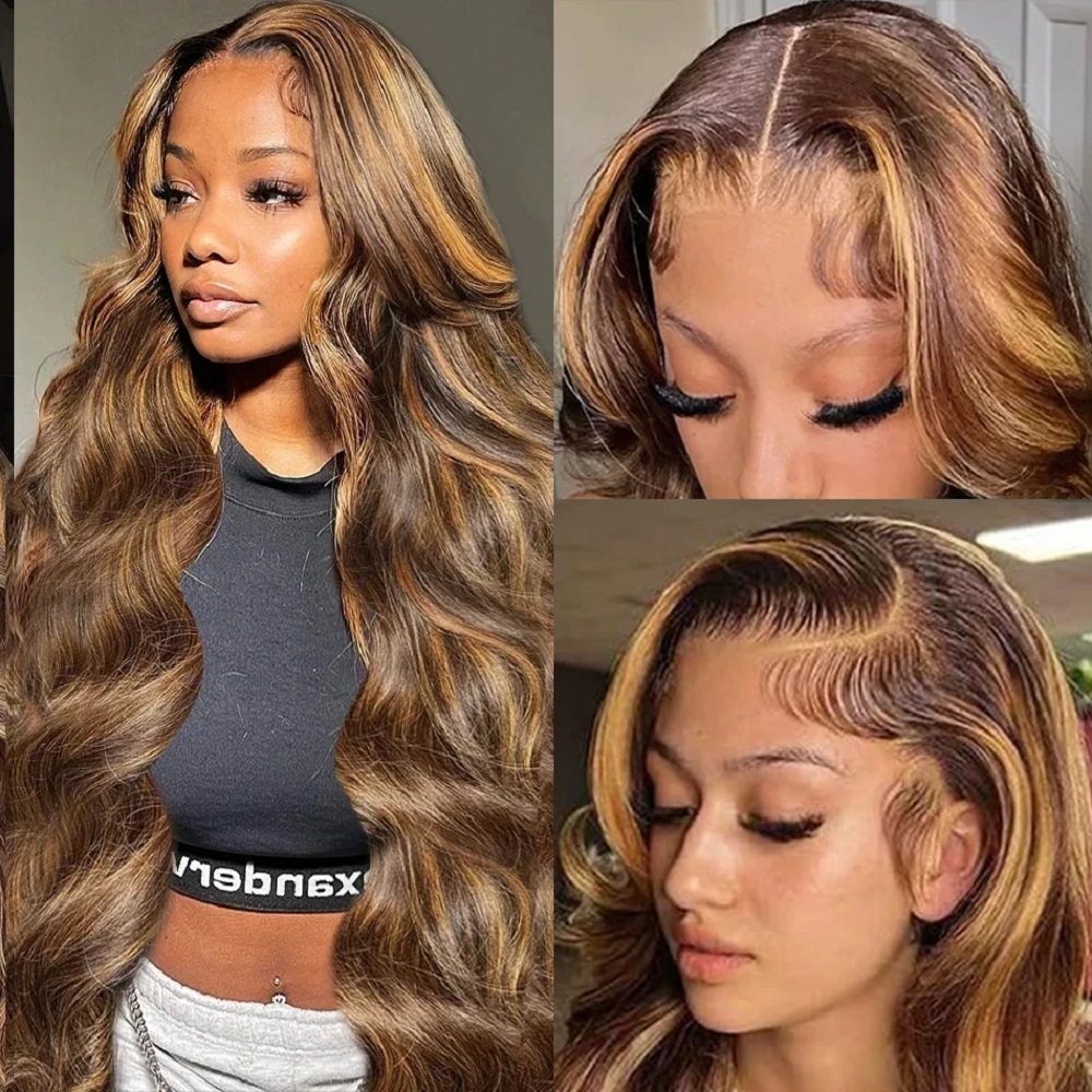 شعر مستعار بشري مموج بلون هايل - مراجعة Human Hair Wigs وسعره