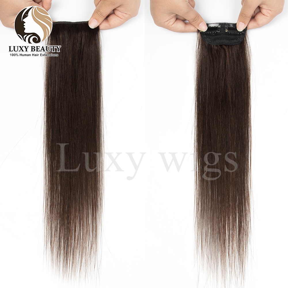 5 قطع مشابك قصيرة في وصلات الش - مراجعة Seamless Clip In Hair Extensions Human Hair وسعره