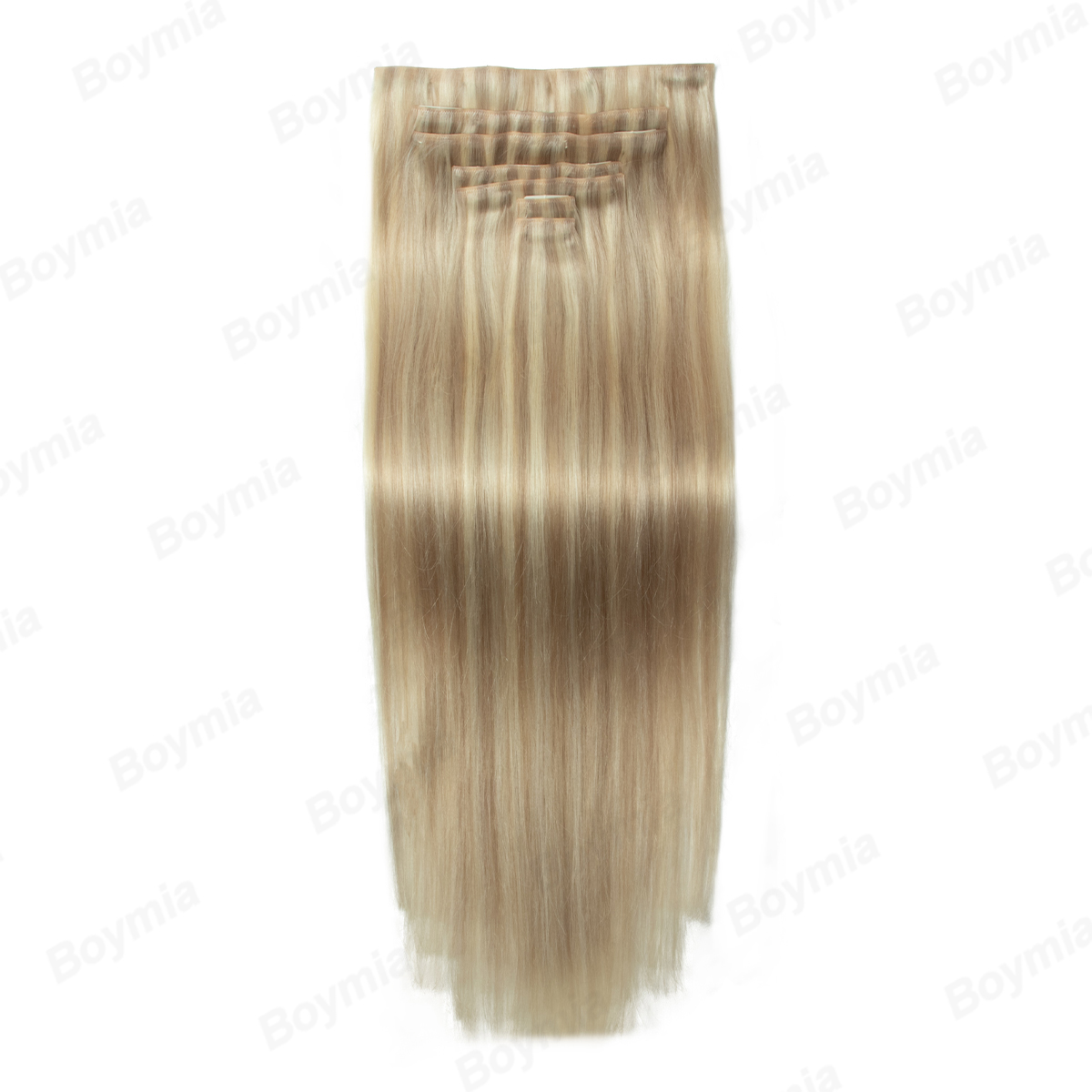 شعر بشري غير مرئي مشبك في الام - مراجعة Invisible Tape In Extensions Real Hair وسعره