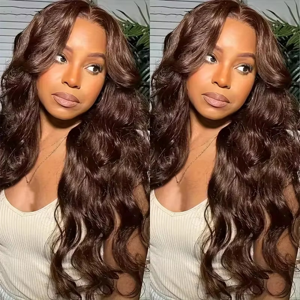 # 4 باروكة شعر بشري بني شوكولا - مراجعة Hd Lace Frontal Wig Human Hair Pre Plucked وسعره